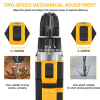 Houselivetrading 29 Piece Charging Drill Set